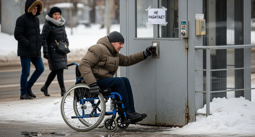 «Только для инвалидов»: власти Краснодара ограничили доступ к лифтам в переходах, спасая их от вандалов