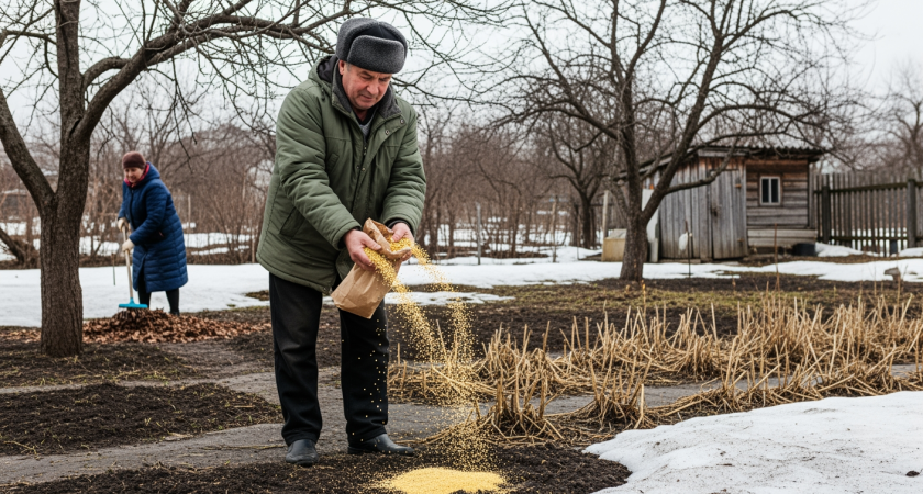 Копеечная крупа вместо дорогого навоза: мой секрет пушистой почвы на грядках за месяц до посадки