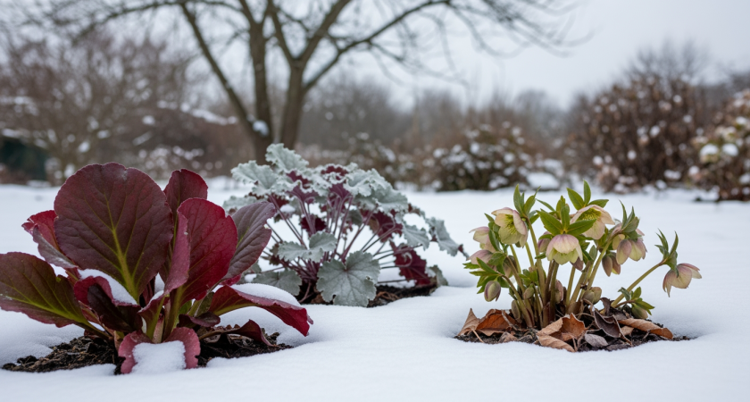 Огненная красота сквозь зимний покров: три многолетника, чье цветение заставит соседей завидовать вашему саду