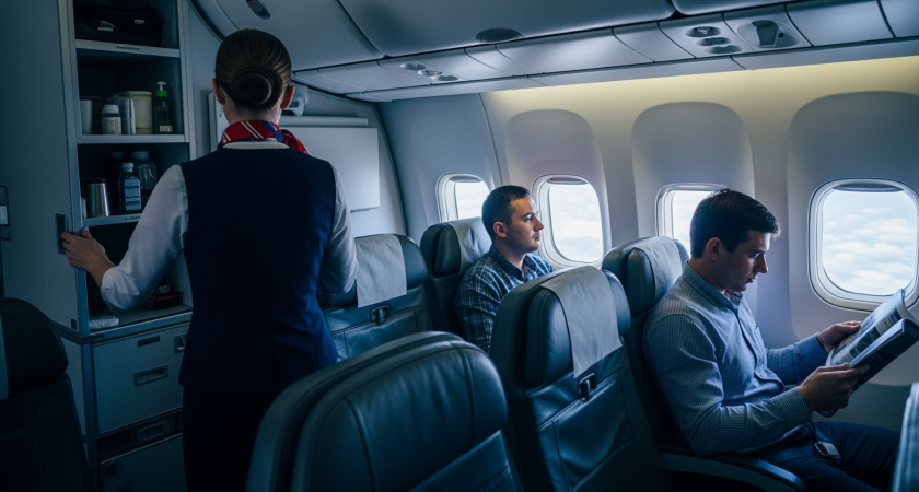 Почему пассажиры стелят бумагу на пол в туалете самолета: спасаются от вакуума или есть другая причина