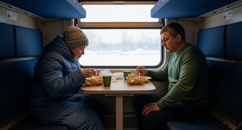 Соседи по вагону устроили пикник на вашей полке пока вы отлучились — проверенный лайфхак для мгновенного восстановления порядка