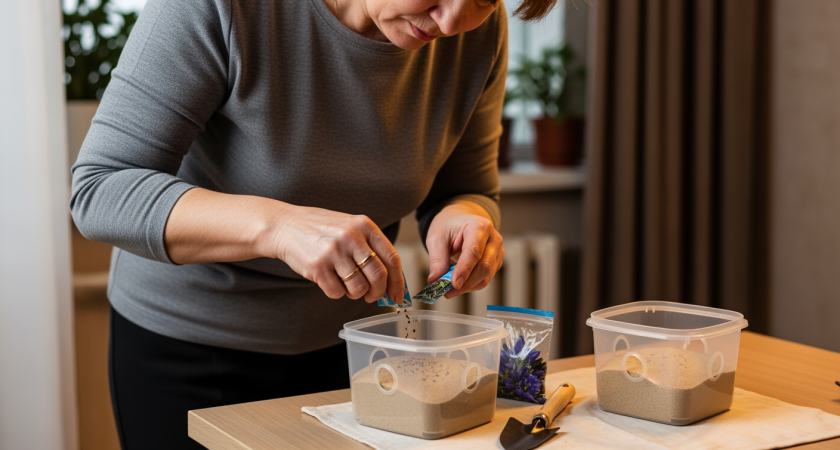 Февральская тайна садоводов: посейте сейчас этот цветок и получите космический синий бархат на клумбе всё лето