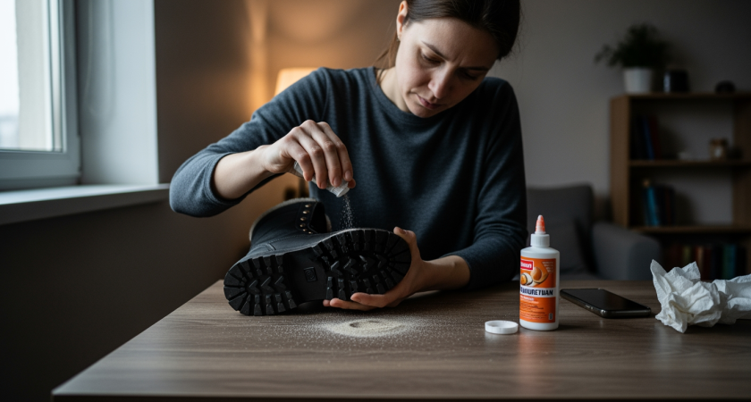 Простой трюк с обычной ваткой раз и навсегда решил мою проблему зимних падений на скользких ступенях