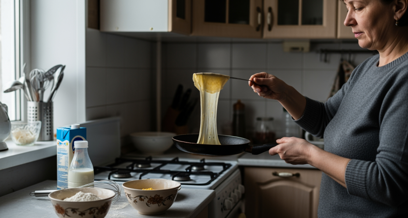 Забудьте о рваных блинах на Масленицу — секретный компонент в моем рецепте делает их нежными как шелк