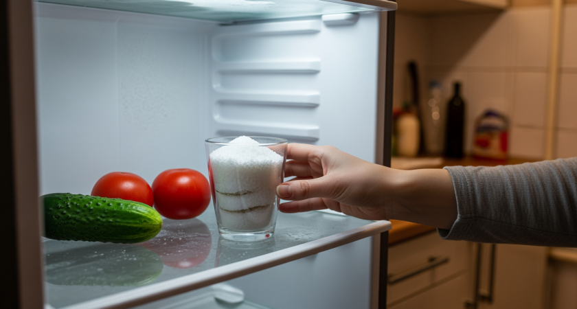 Копеечный трюк с солью для холодильника спасет ленивых хозяек от ежедневной уборки и неприятных запахов