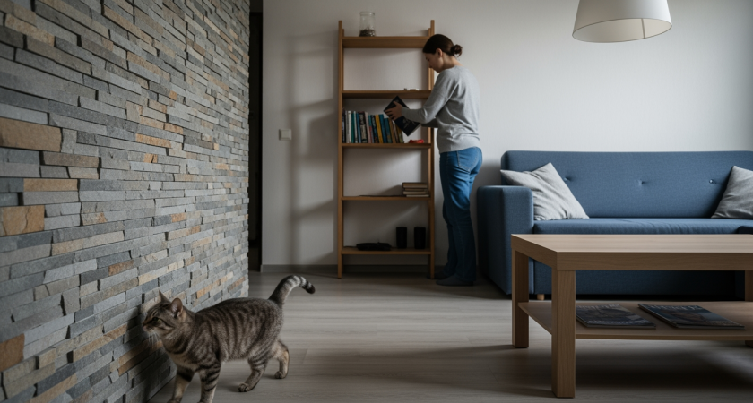 Кошки больше не портят ремонт: новое покрытие для стен переживет любые когти и прослужит два десятка лет