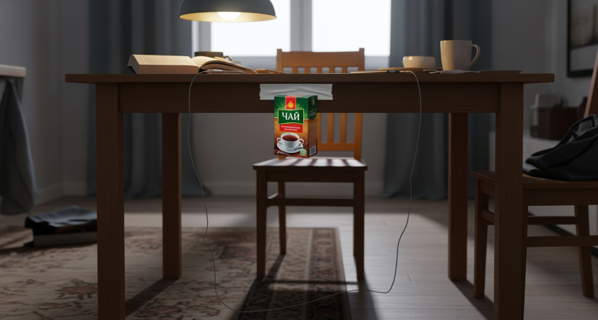 Коробка из-под чая спасает кухню: лайфхак для тех, кто устал собирать очистки по всему столу