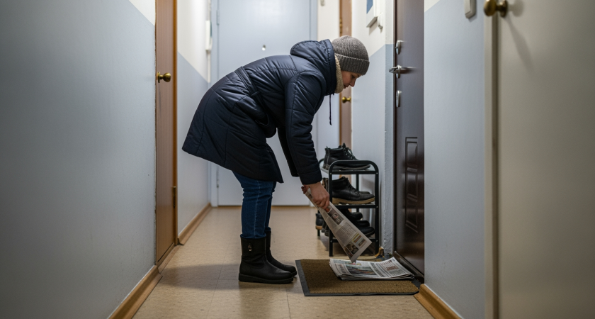 Финский секрет, о котором молчат блогеры: зачем на самом деле класть газету под коврик у двери