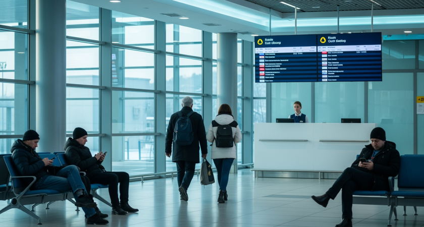 В сочинском аэропорту с марта отключают звуковые объявления