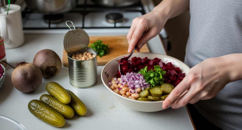 Свекольный салат который готовлю уже 15 лет — семья просит добавку даже в пост