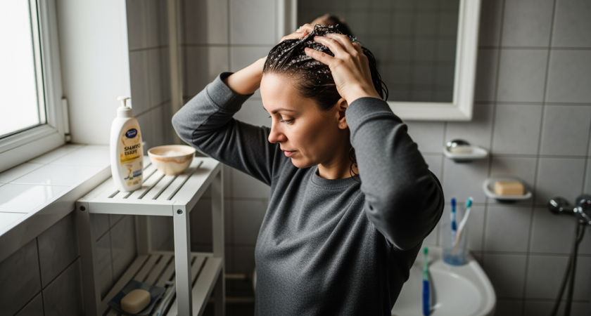 Парикмахеры скрывают этот трюк: как одним продуктом из холодильника избавиться от жирных волос навсегда