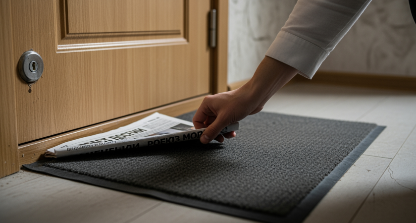 Старая газета под ковриком у двери спасает полы лучше дорогой химии: финский секрет, о котором молчат соседи