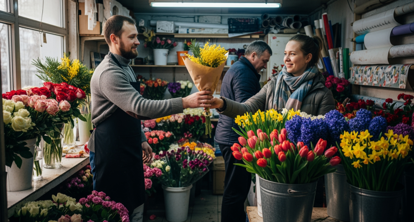 300 тонн мимозы из Абхазии везут в холоде к 8 Марта