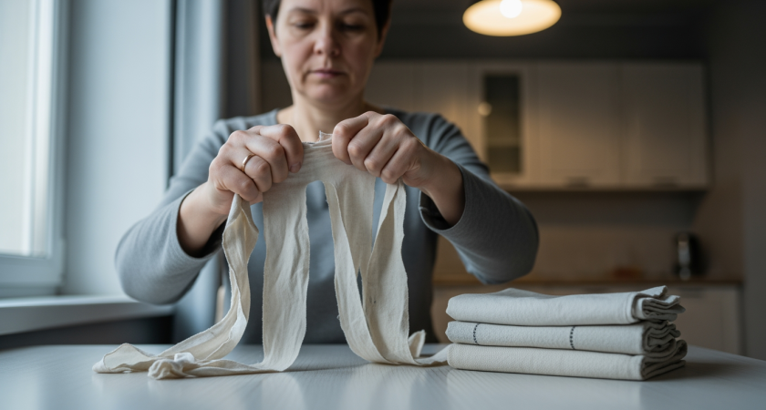 Старые простыни и пододеяльники получают вторую жизнь благодаря этим простым трюкам