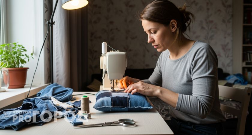 Не выбрасывайте старые джинсы: 7 хитростей превратить их в нужные домашние помпомощники
