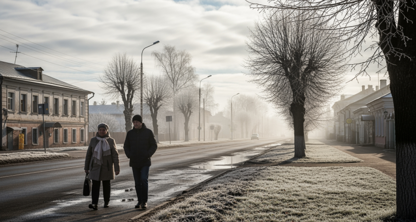 Мокрый снег и гололед накроют восток Кубани этой ночью