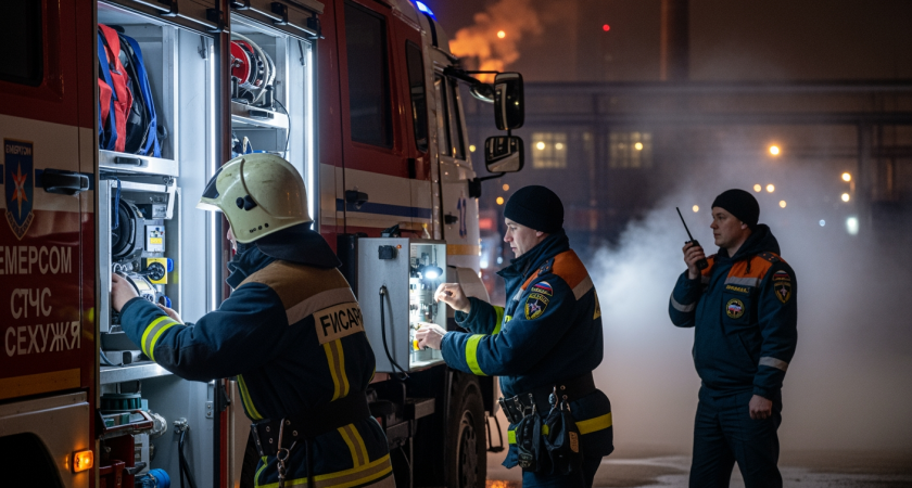 91 спасатель тушили пожар на нефтебазе в Армавире после атаки дронов