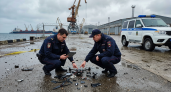 Обломки БПЛА упали у морского порта в Ейске: пострадавших нет