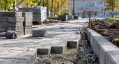 В Тбилисской строят 1,4 км тротуара к новой школе