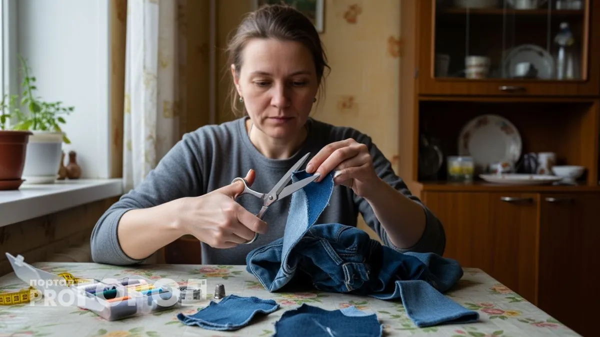 Вместо выброса старых джинсов попробуйте эти хитрости и забудьте о лишних тратах