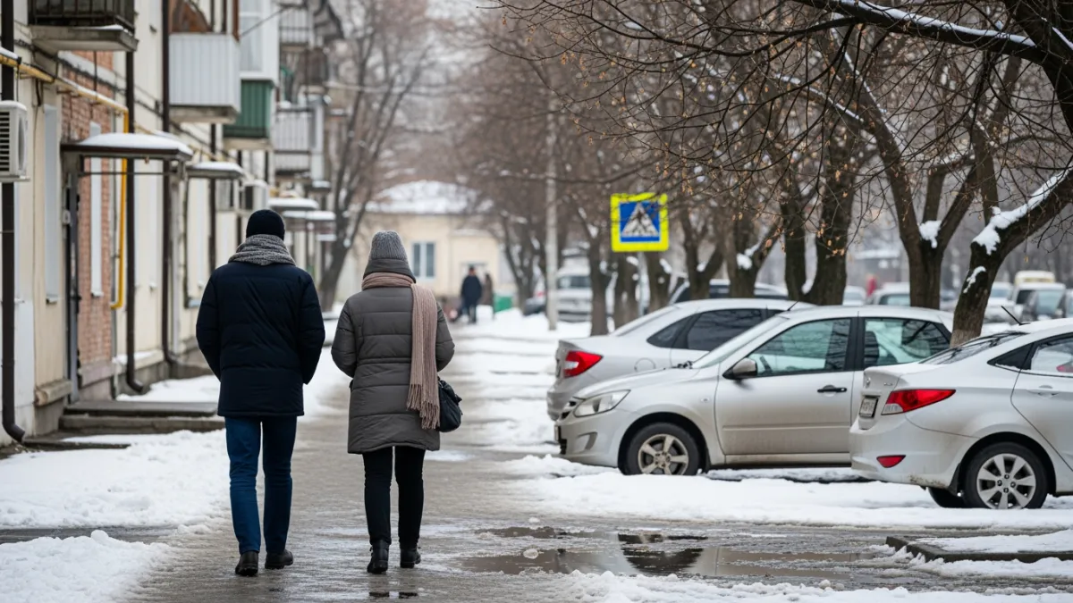 Краснодарский край накроет мокрым снегом и гололедом 7 марта