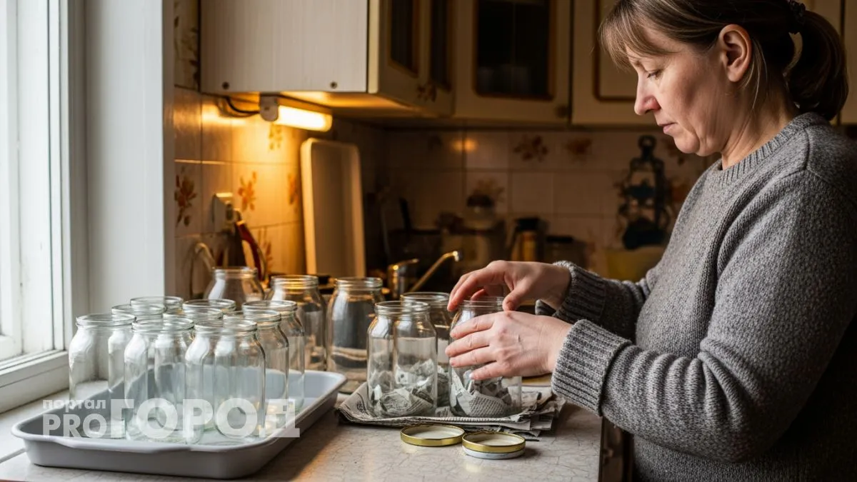 Бабушка показала куда ставить банки в шкафу и теперь я экономлю кучу места на полках