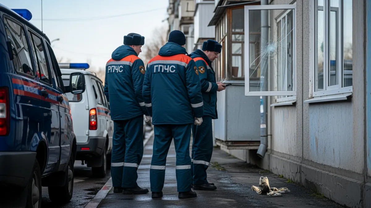 Обломки дронов ВСУ повредили окна в 12 домах Кубани