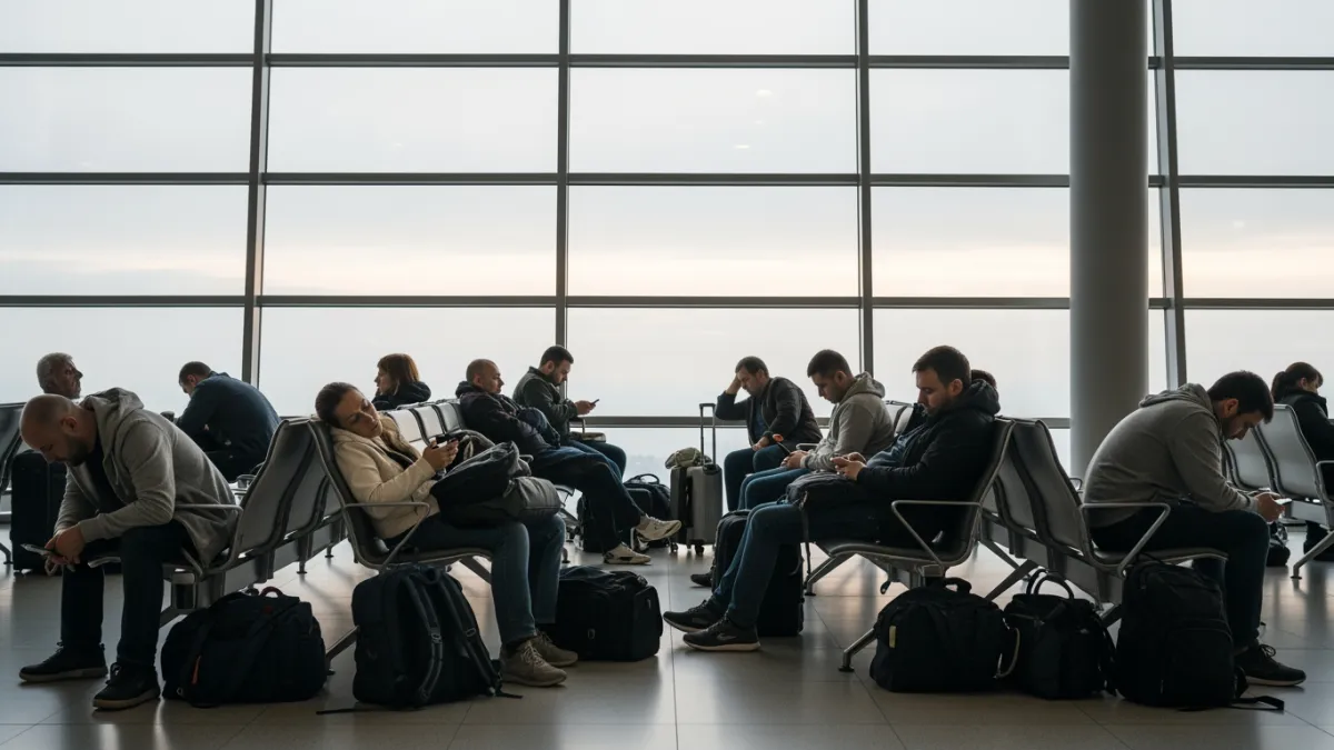 180 россиян 15 часов без еды застряли в Батуми из-за атаки дронов