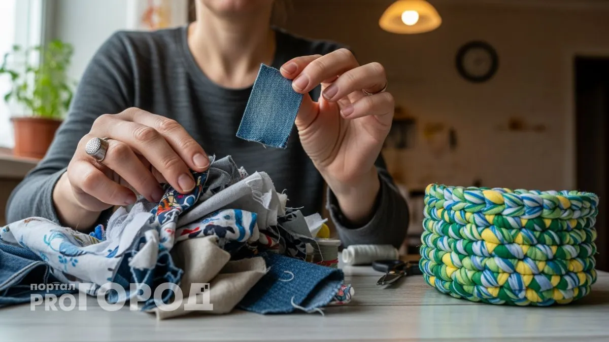 Лоскутки ткани превращаю в домашние помощники которые экономят кучу денег и времени