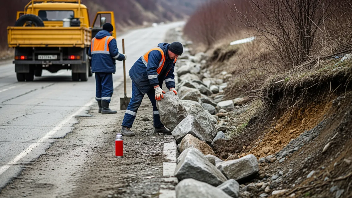 300 жителей под Туапсе отрезаны от мира из-за обвала грунта