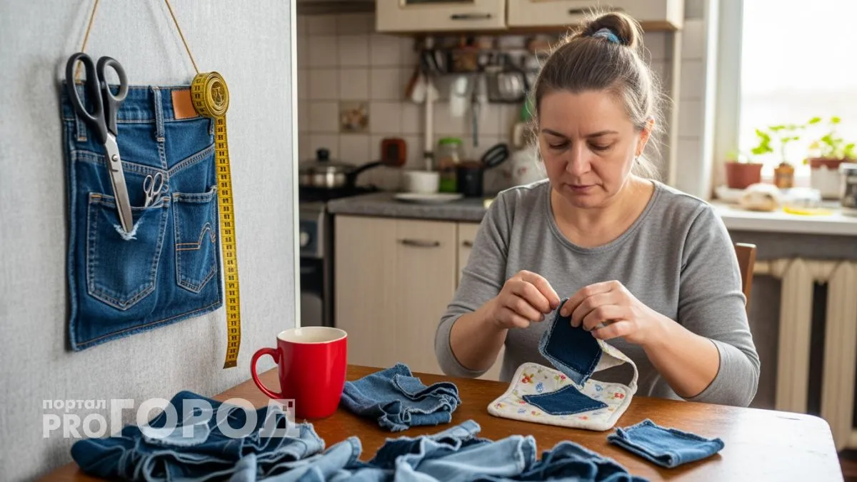 Старые джинсы становятся золотой жилой для хозяек: простые переделки экономят тысячи рублей