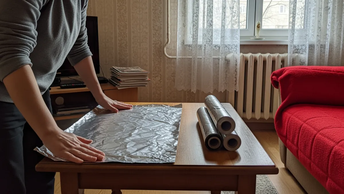 Зачем я раскладываю куски фольги по дому: подруга считает меня сумасшедшей, а я просто знаю удивительный секрет