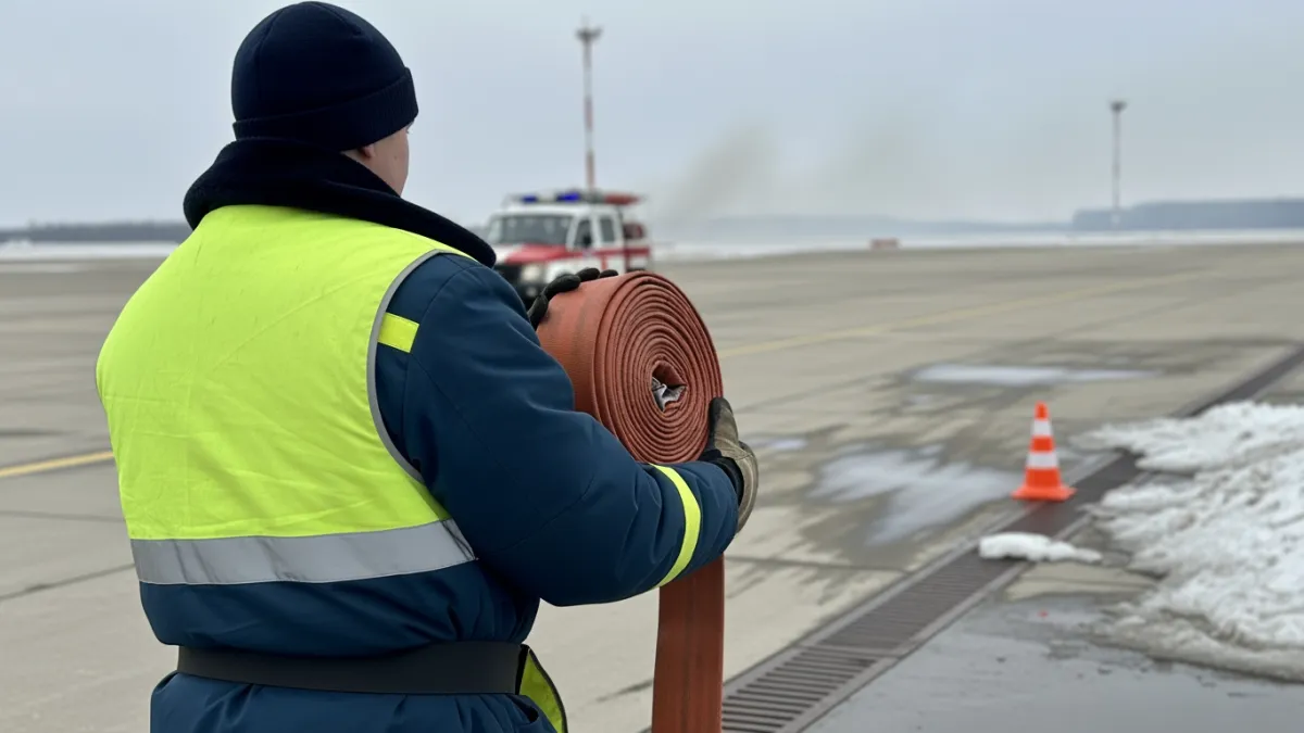 В аэропорту Сочи четыре дня будут имитировать огонь и дым