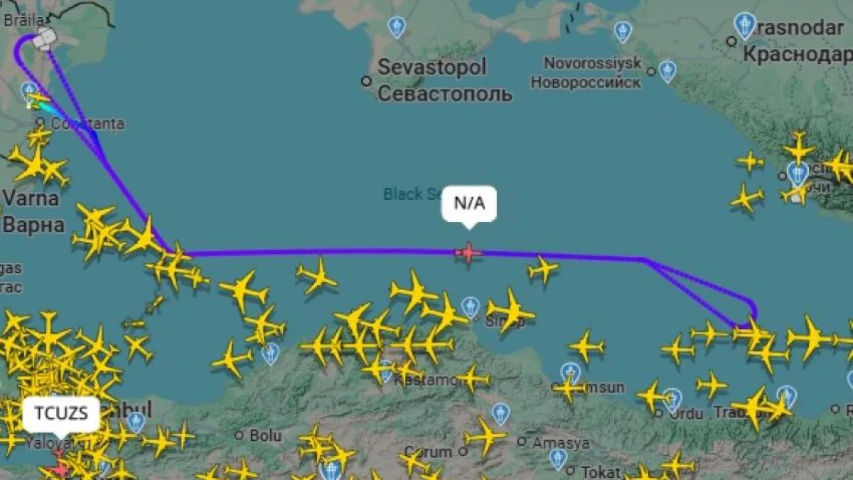 Разведывательная «Артемида» из Румынии снова патрулирует у берегов Кубани