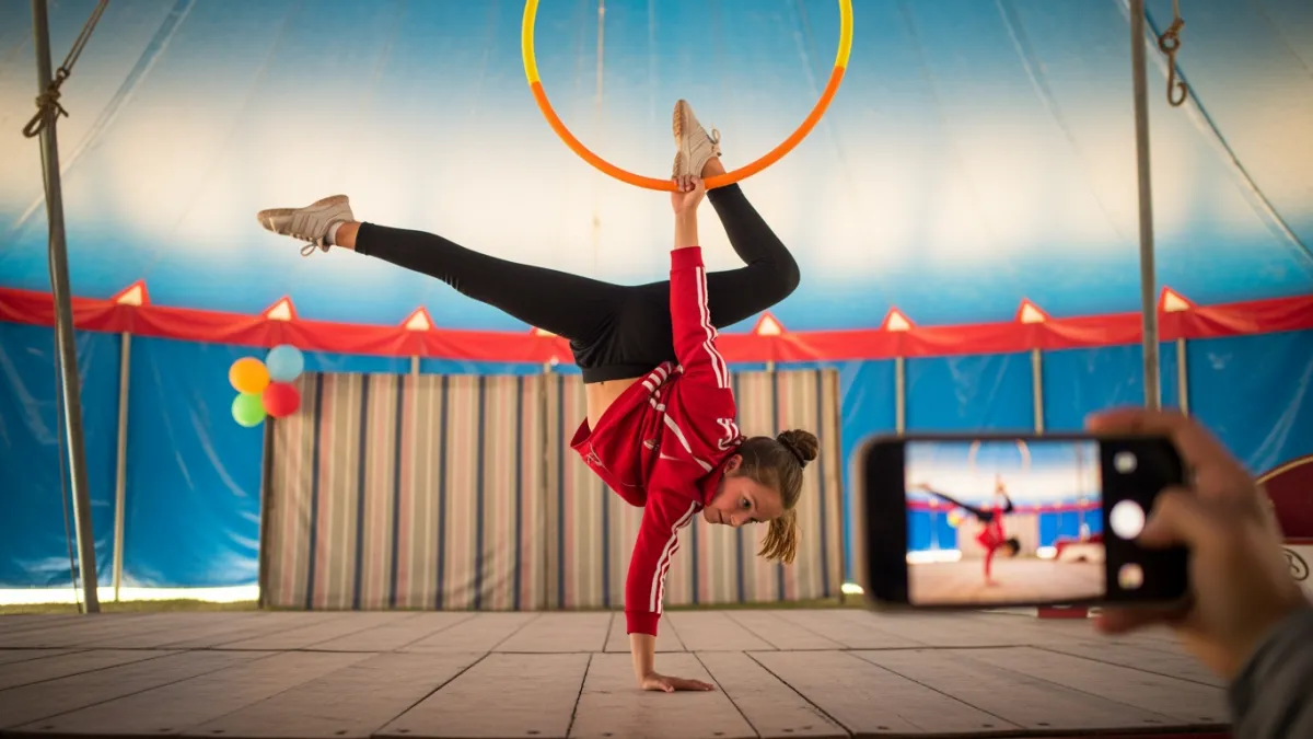 13-летняя краснодарка провисела на пятке 58 секунд и попала в Книгу рекордов