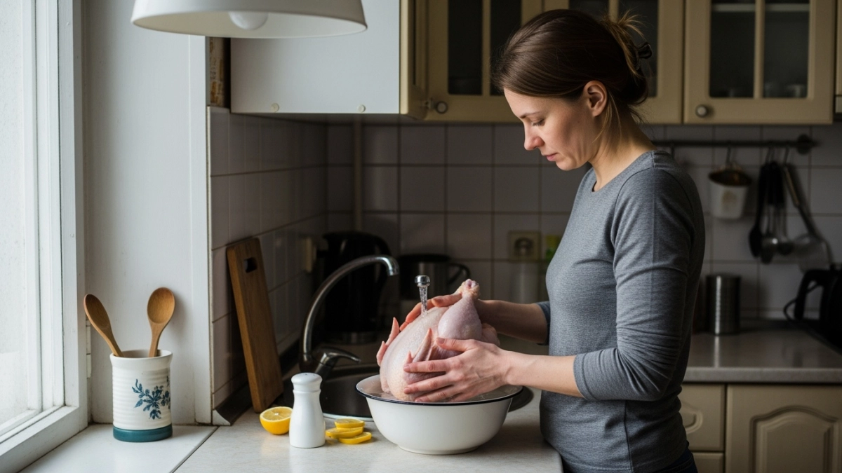 Вы делаете это перед готовкой, а зря: почему мыть курицу — плохая идея