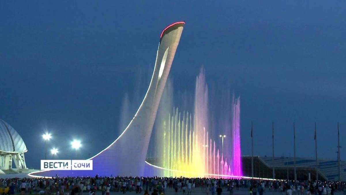 Поющий фонтан в Сириусе уйдёт на профилактику и вернётся с новой программой