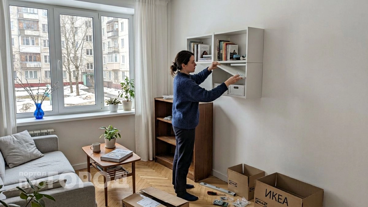 Хватит загромождать спальню массивными шкафами-купе, ведь эту скрытую систему можно собрать в два раза дешевле