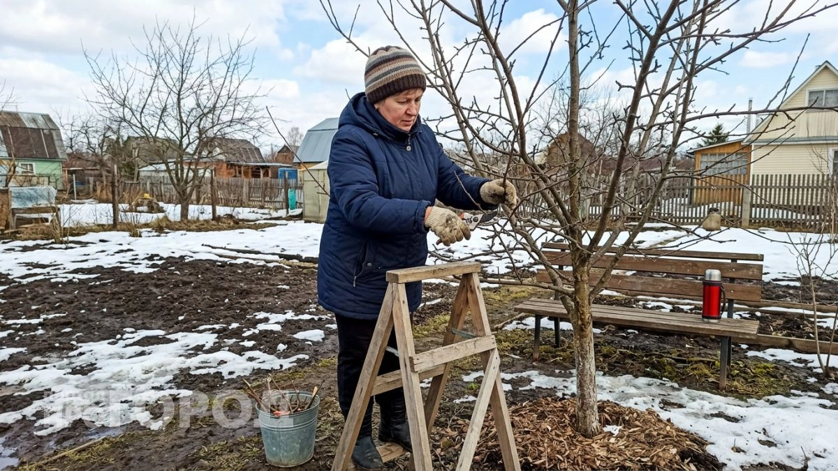Хватит ждать апреля и губить деревья обрезкой по теплу, ведь легкий минус намертво блокирует потерю сока
