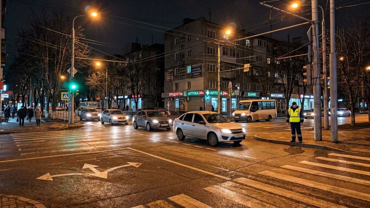 В Краснодаре четыре ночи будет закрыт перекрёсток Таманской и Ставропольской