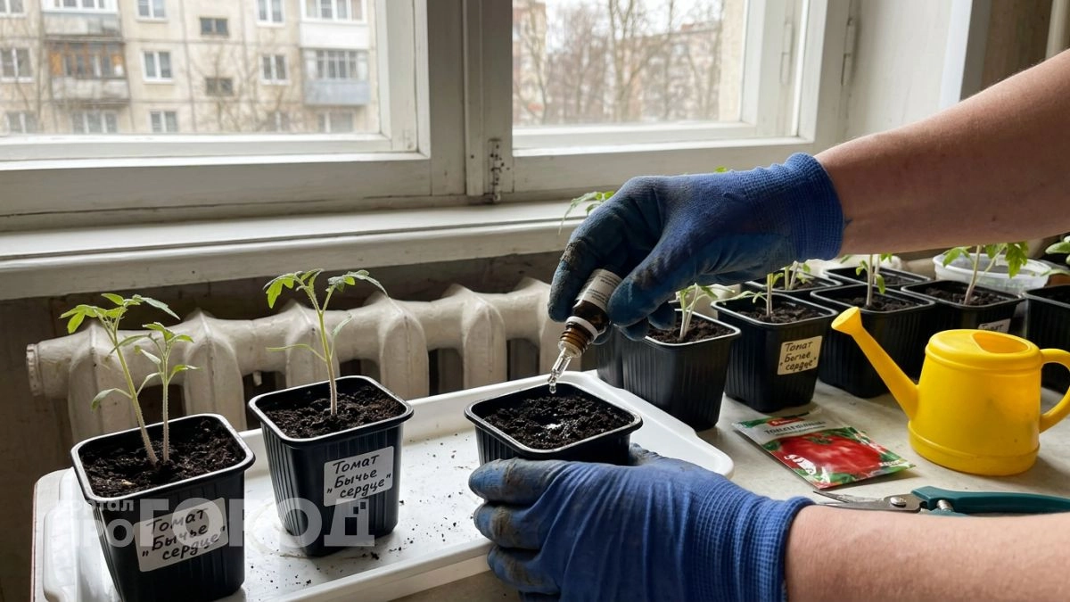 Сыплю всего щепотку при поливе и хилые ростки томатов моментально наливаются силой выдавая толстенные стебли