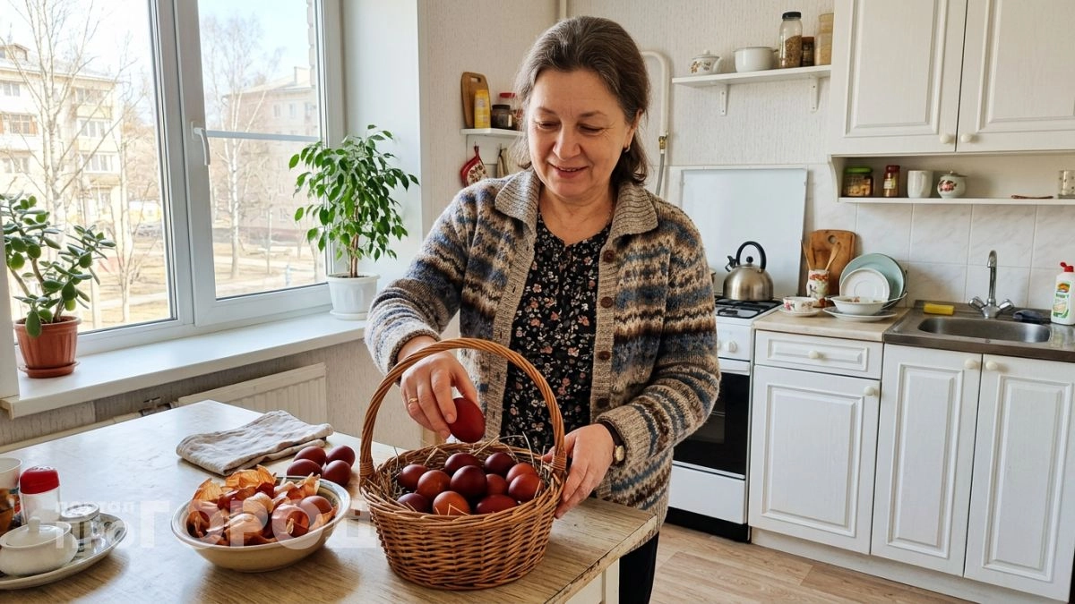 Три кустика на подоконнике дают мне такие цвета для пасхальных яиц, что магазинные красители просто не нужны