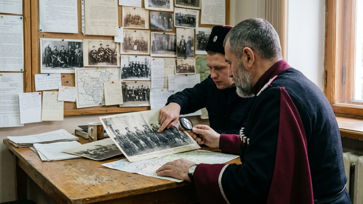 На Кубани снимают фильм о возвращении казачьих реликвий из США и Сербии