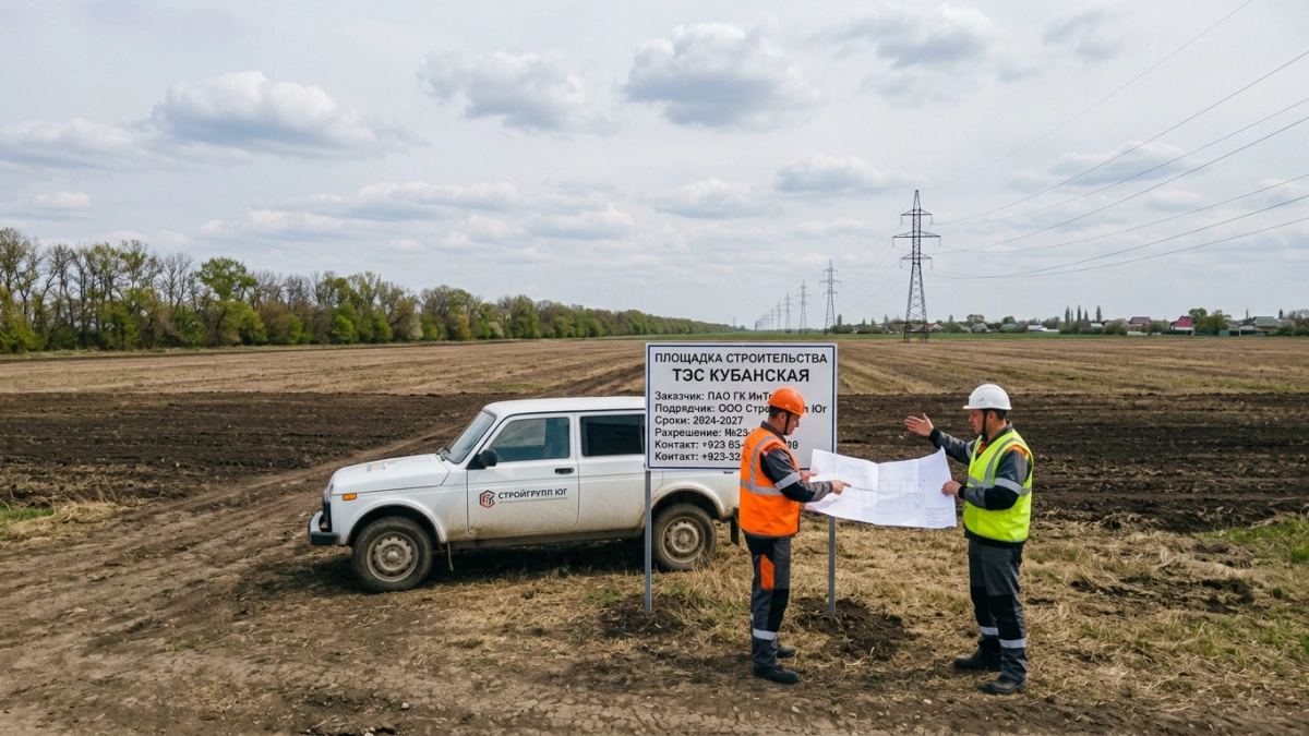 «Газпром энергохолдинг» построит ТЭС мощностью 470 МВт в Динском районе