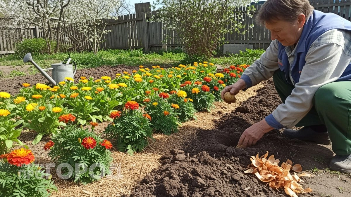 Больше никакой химии на картошке: достаточно высадить этот цветок, чтобы жуки навсегда покинули огород