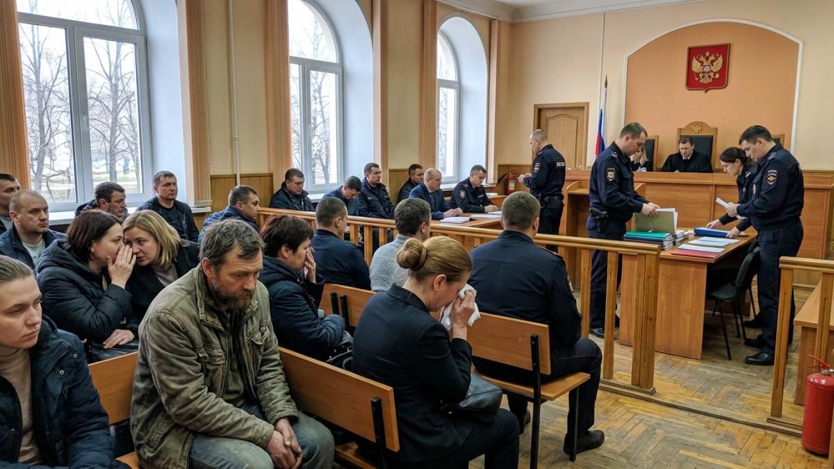 Вдове убитого аниматора стало плохо на суде после слов подсудимых о муже