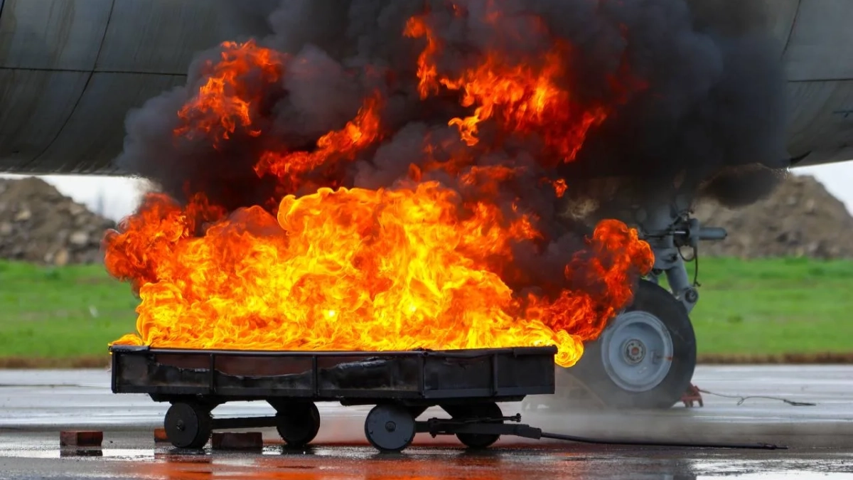 Boeing в Краснодаре «загорелся» во время плановых учений аэропорта