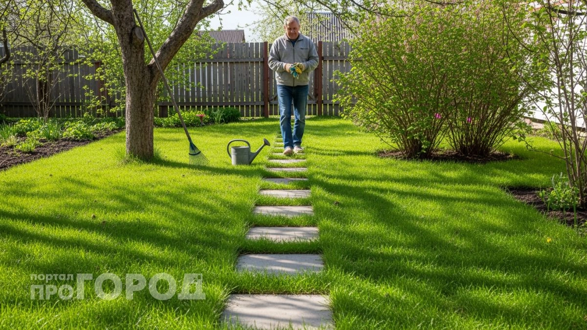 Забудьте про покупную плитку: сделал садовые дорожки из остатков бетона и декора, теперь участок как с картинки