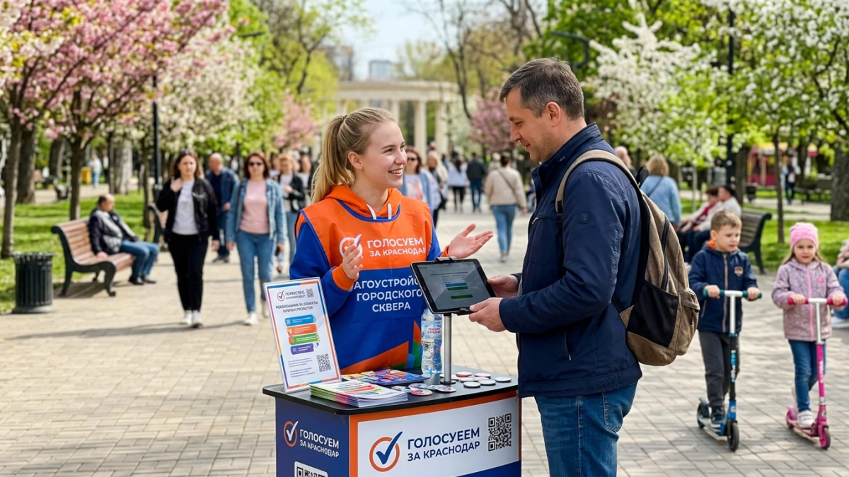 3,9 тысячи кубанцев стали волонтерами голосования за благоустройство
