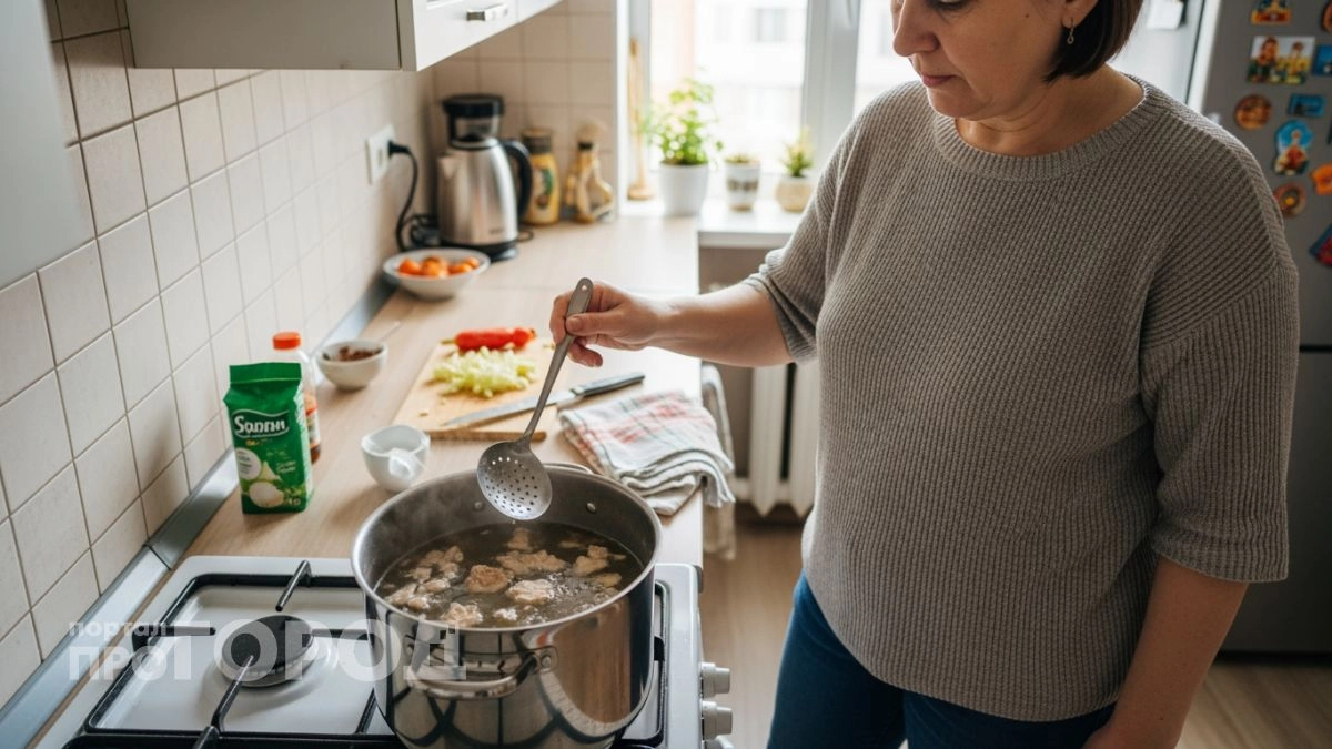 Перестала тратить время на снятие пены при варке мяса: вот как получить прозрачный бульон без лишних усилий